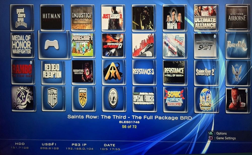PS3 S.Slim Modat 1Tb
