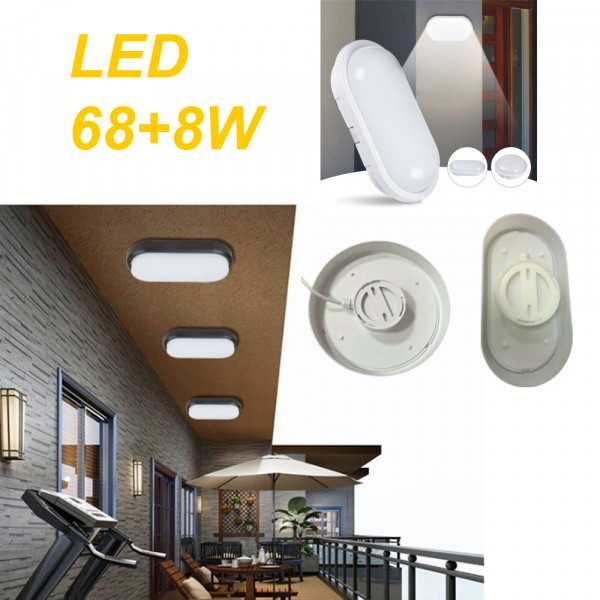 LED водоустойчиво осветление с таванен повърхностен монтаж