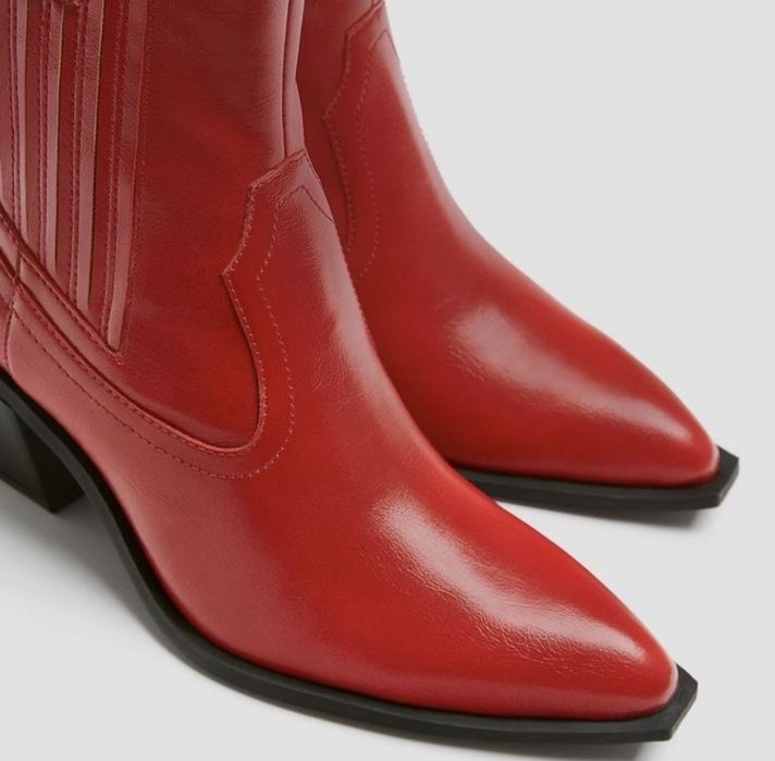 Cizme /ghete cowboy Pull&Bear 37 NOI