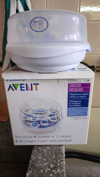 Стерилизатор за микровълнова Philips AVENT за 6 броя шишета