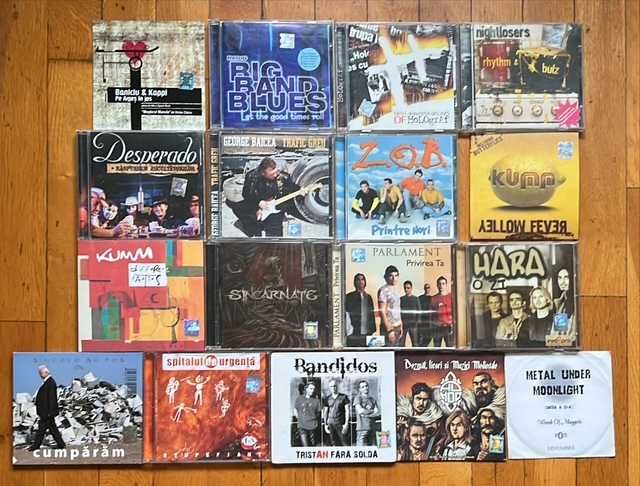 CD hip hop & rock RO: Barac, Fara Zahar, OCS, Phoenix, Firma, VdV, Sfinx, Kumm..