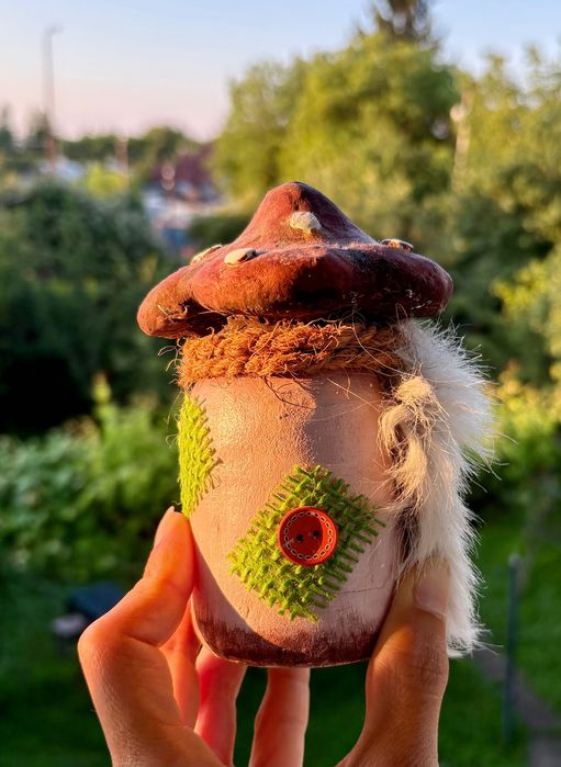 Gnom handmade sticlă