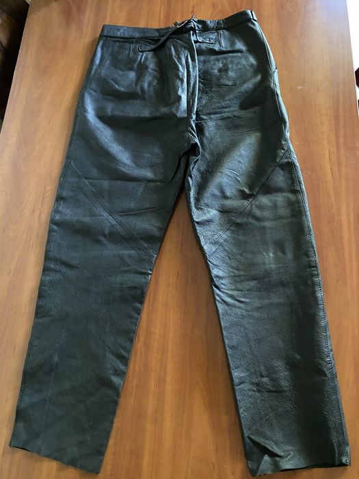 Pantaloni piele naturala
