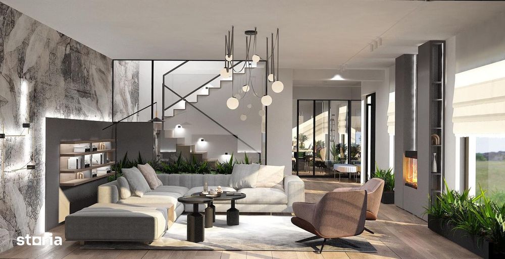 Casa stil scandinav teren 500mp, zona Dealul Lempes, Sanpetru