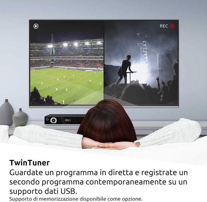 Decodor satelit, TechniSat, TECHNIBOX UHD S, TwinTuner, 4K - sigilat -