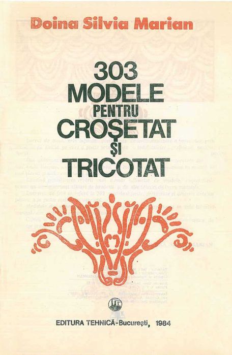Carte 303 Modele pentru Croșetat si Tricotat (1984)