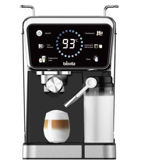 Espresso cu spumare automata Biovita Eclipse Plus 1350W 20 bari