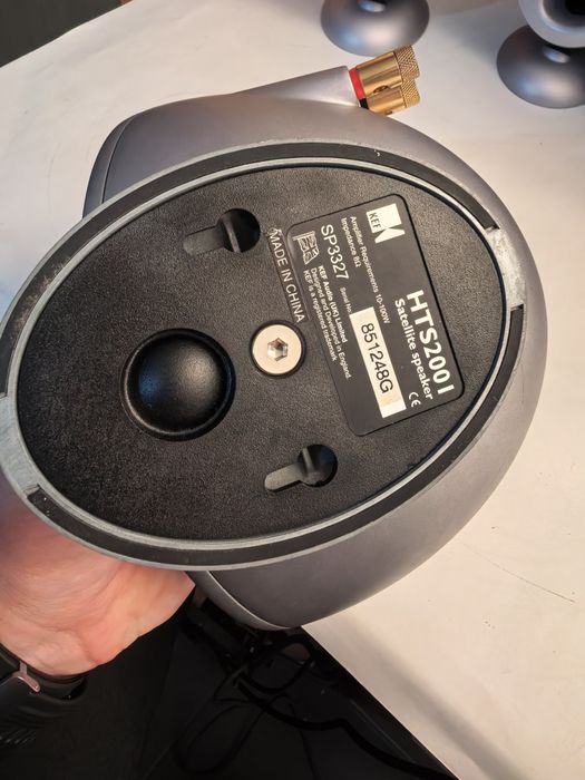 Sistem audio KEF subwoofer PSW 2000 sateliti HTS 2001 speakere boxe