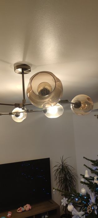 Lustră 6 brațe, becuri E27