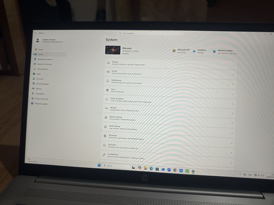 Vand laptop hp i7