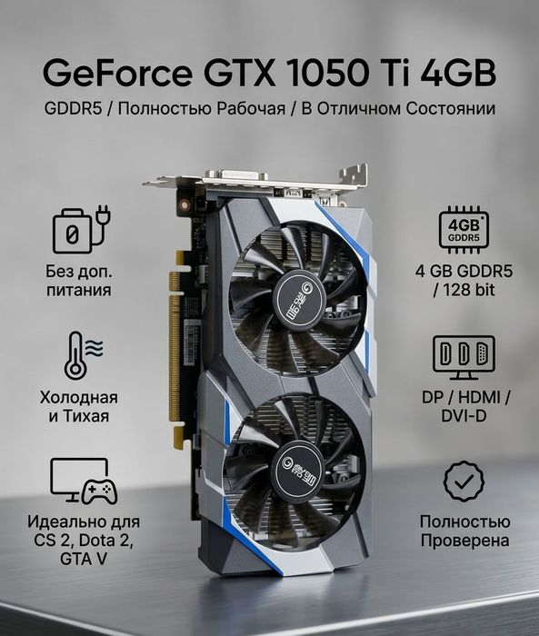 Видеокарта Gtx 1050ti 4 gb