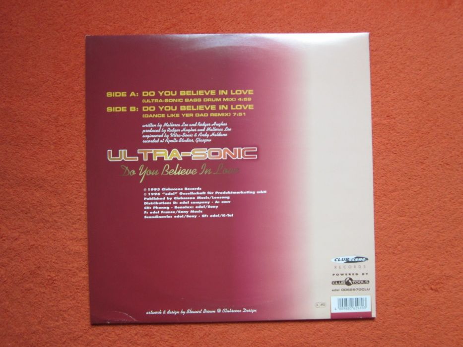 cadou rar  UltraSonic -Do You Believe In Love(Happy Hardcore) 1996