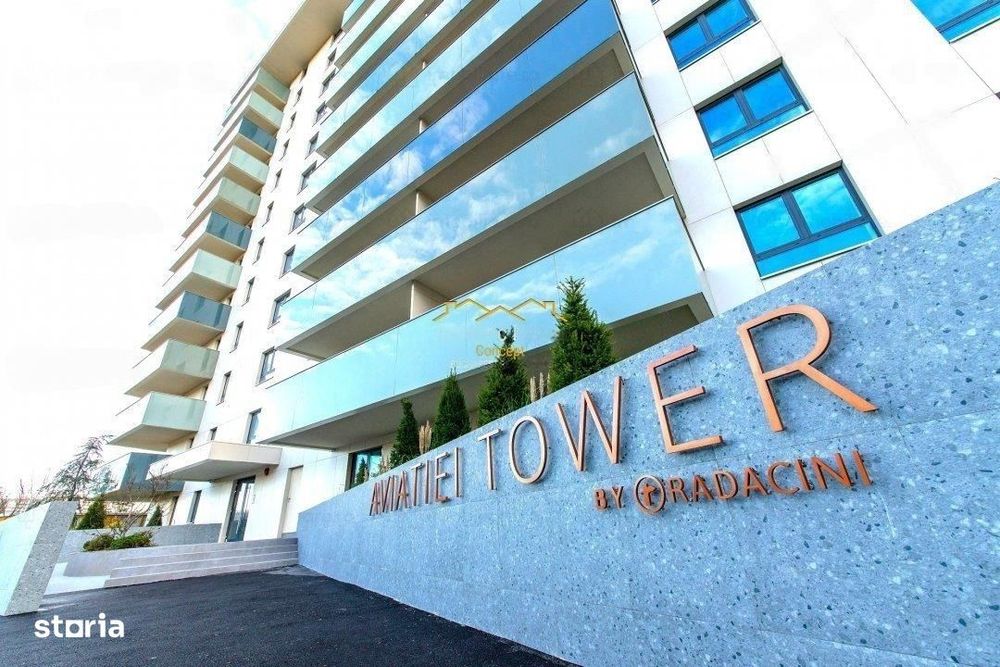 2025 Aviatiei Tower, 3 camere 96 mp, 2 Bai, Centrala, Parcare Subteran