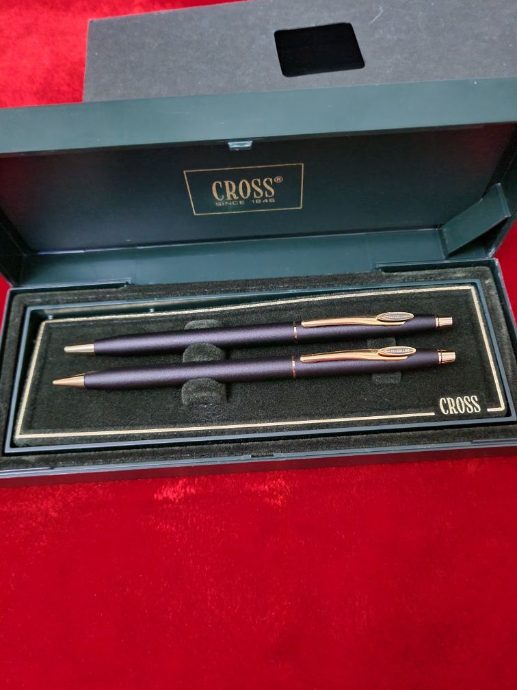 Cross Classic Century Ballpoint pen & Pencil Set, Resin, Black