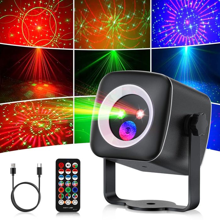 Proiector lumini cu telecomanda DJ DISCO EVENIMENTE NUNTI