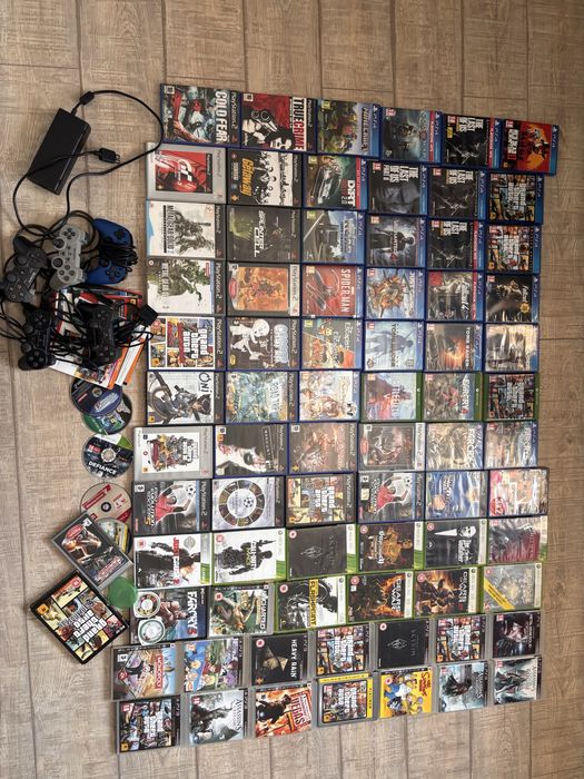 Colecție Lot/Bunlde Jocuri PS Playstation 2,3,4 Xbox 360 Xbox One PSP PC Manhunt Gta San Andreas Gta 5 Gta 4 etc