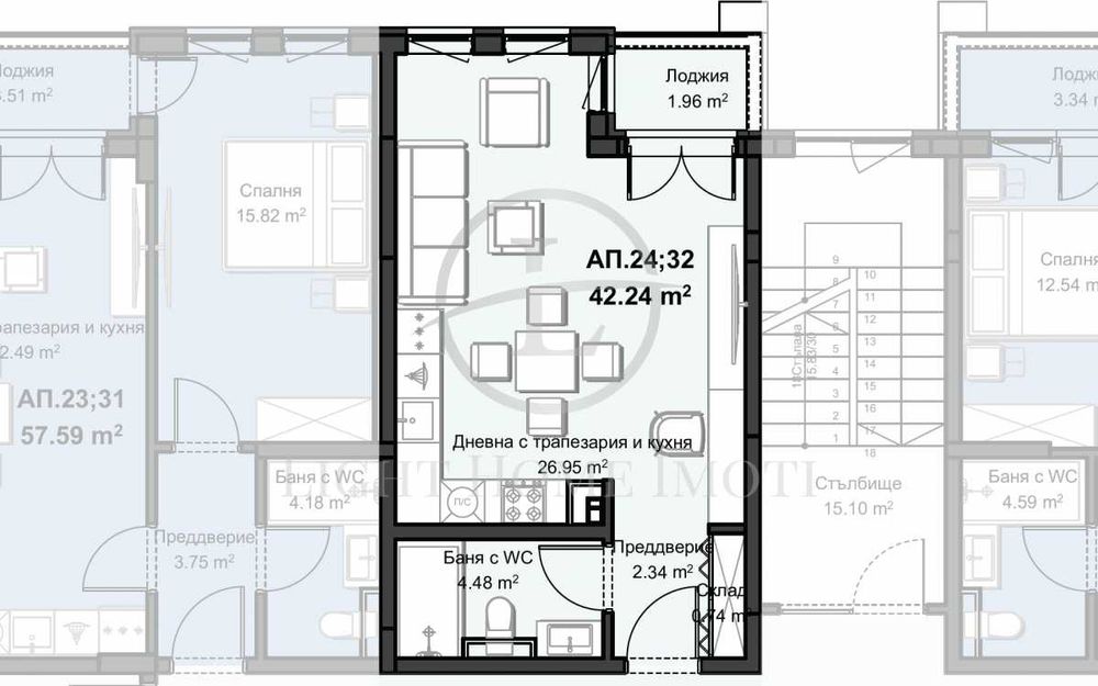 Реф. 3523 Едностаен Смирненски / Нова Луксозна Сграда