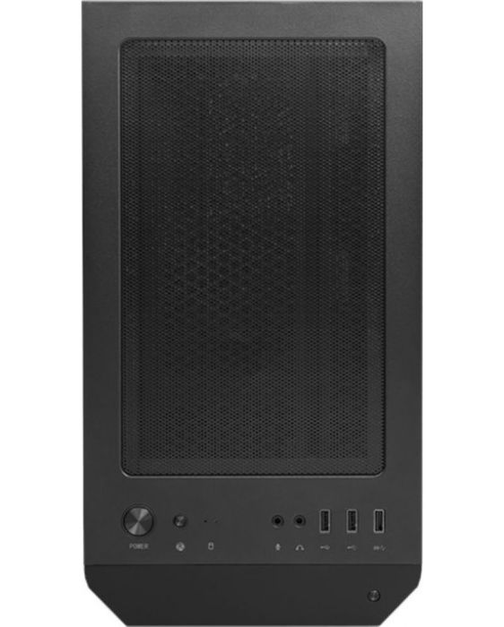 Кутия MSI - MAG FORGE M100A, micro tower, черна/прозрачна