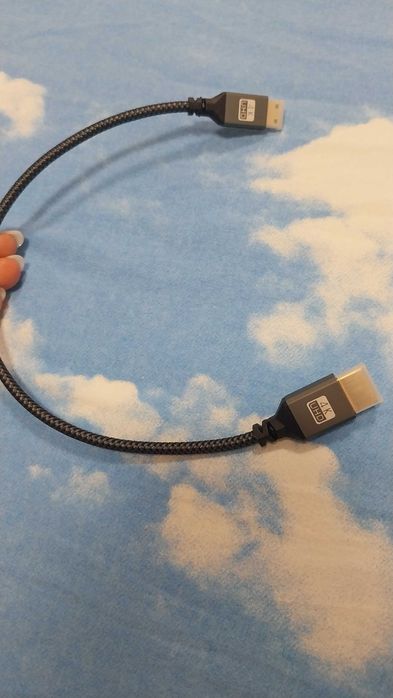 Cablu HDMI 4K Twozoh, 30 cm, de mare viteză, 60Hz, 18Gbps, cablu