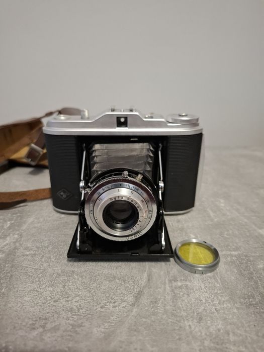Cameră foto pliantă vintage Agfa Isolette I