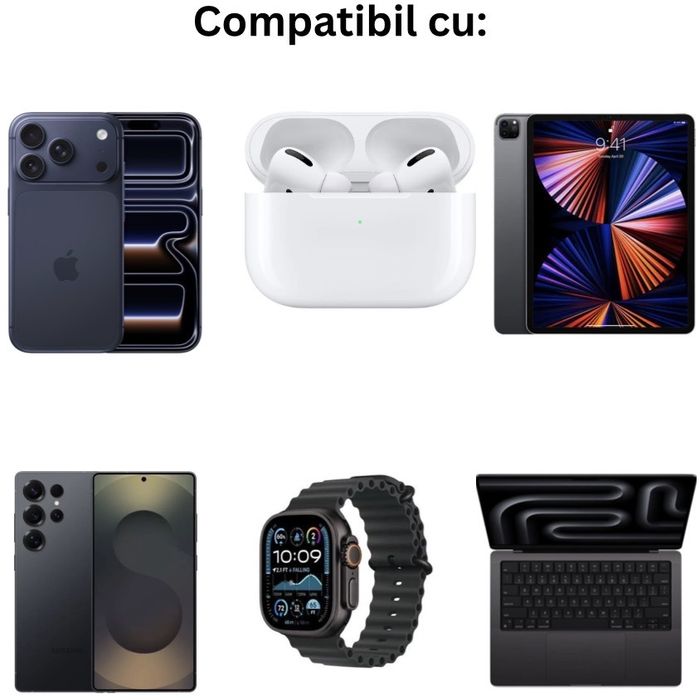 baterie externa cu magnet