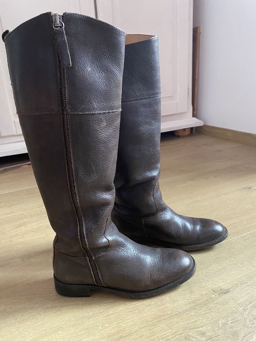 Страхотни кожени ботуши на Zara