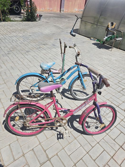 Велосипед и самокат