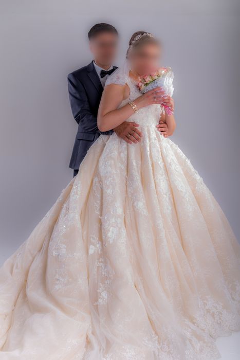 Шикарное свадебное платье