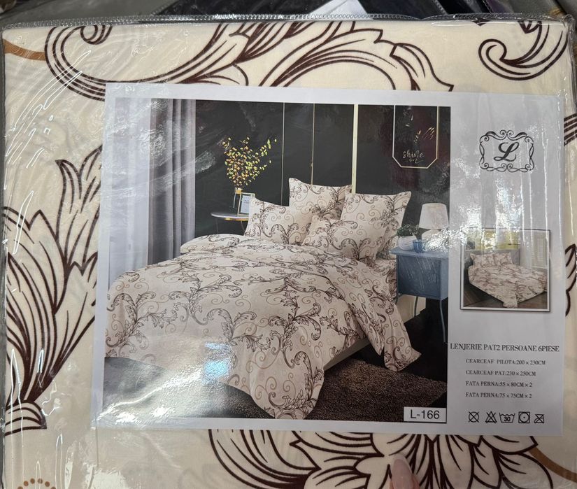 Lenjerie Casa Pucioasa Bumbac Finet