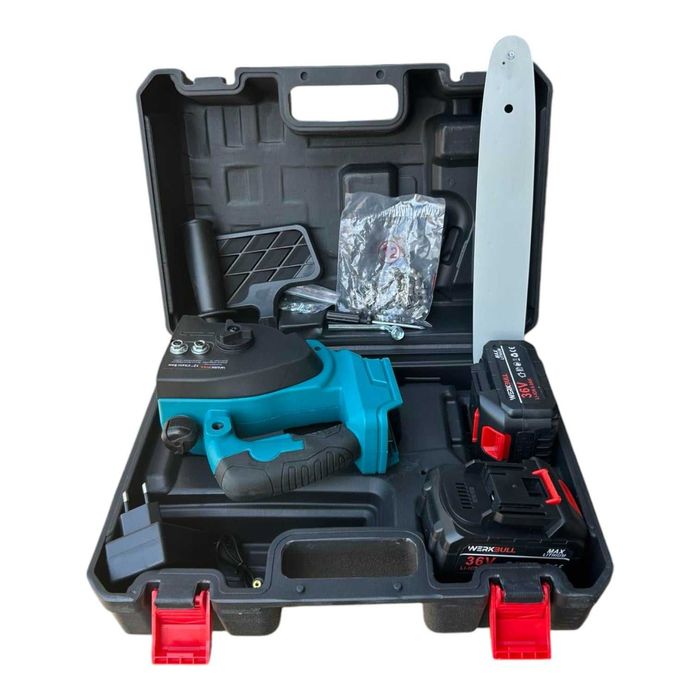 Немска Акумулаторна Резачка 36v 30см. шина Автом. омасляване подарък верига