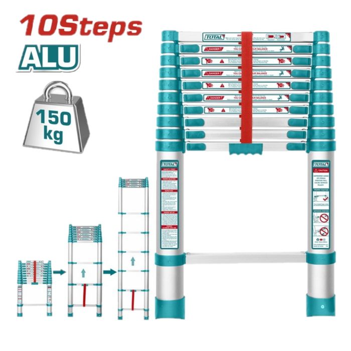 Алюминевый телескопический лестница