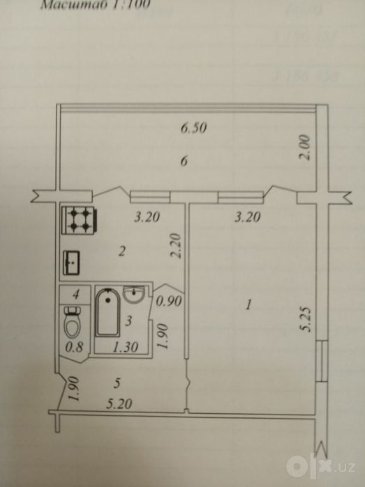 Продаю квартиру Яшнабадский р-он Авиасозлар-1 Франция 45м2. 1-ком в 2х