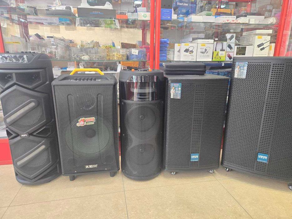 Музыкальные беспроводные колонки , караоке, блютус колонка