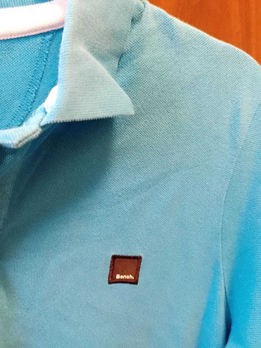 Tricou polo albastru Bench L/XL