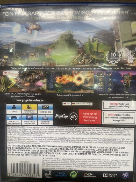 Зомби против растения garden warfare