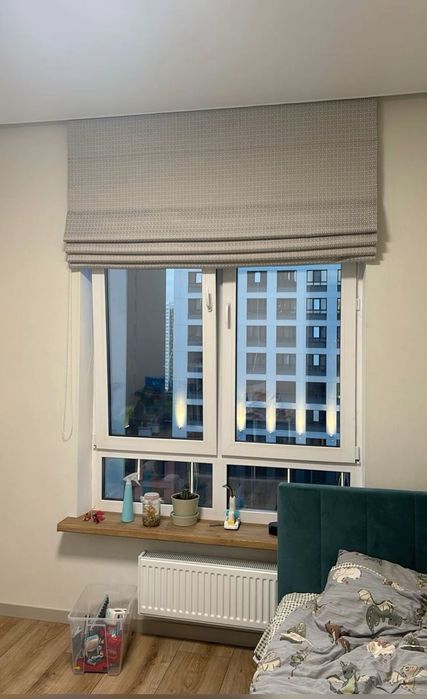 Шторы римские декор окон