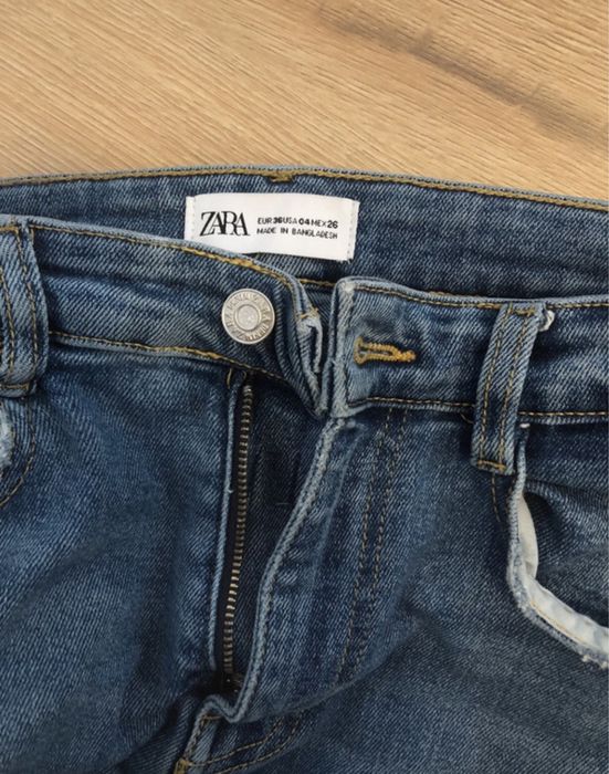 Blugi zara cu talie inalta
