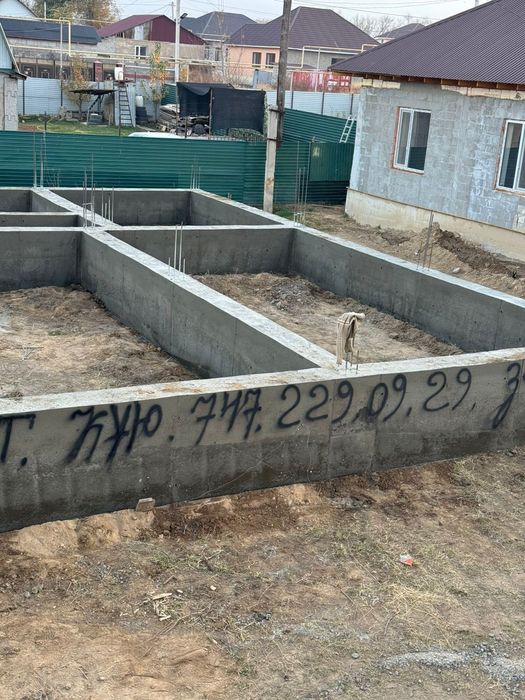 Фундамент құямыз Алматы бойынша