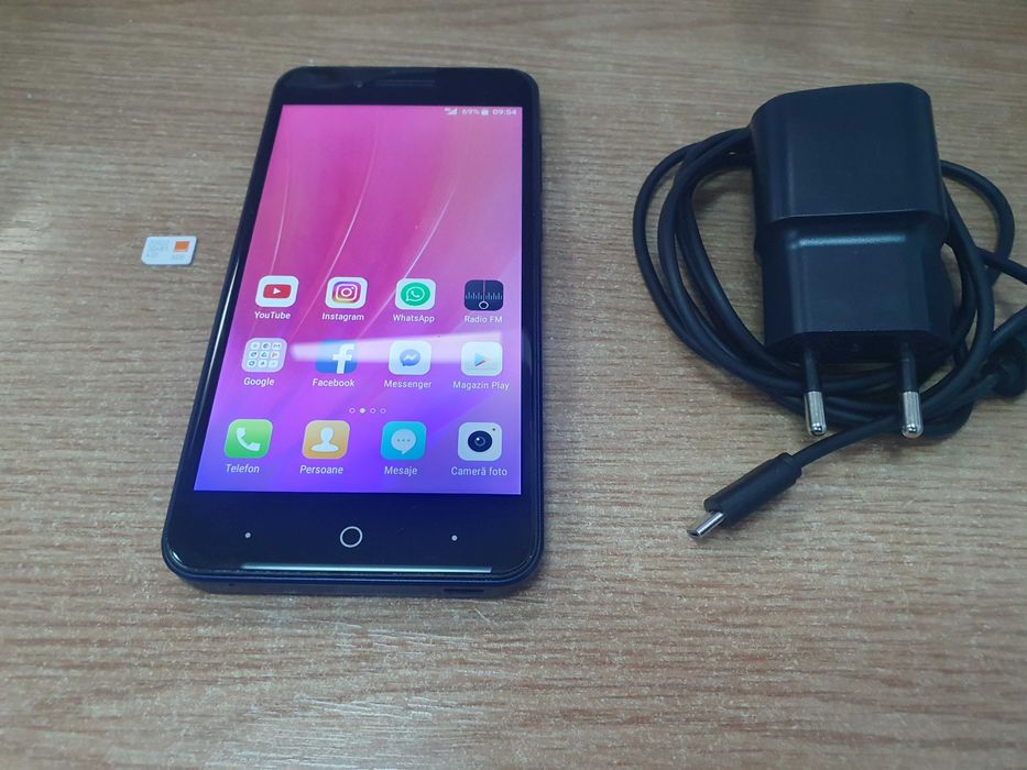 Telefon smartphone ZTE Blade A612 4G Android 7 16Gb necodat impecabil