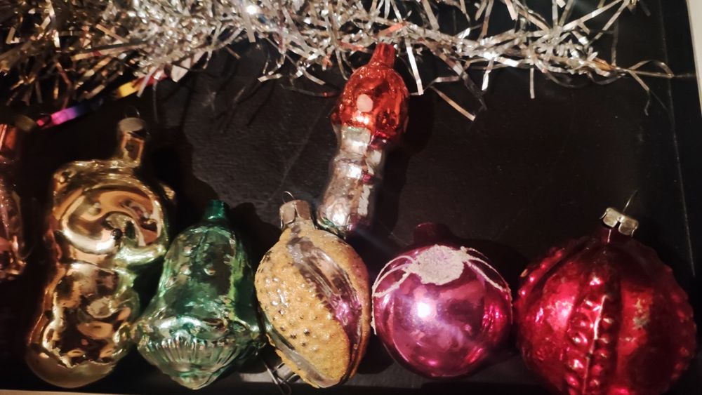 Ёлочные новогодние игрушки СССР