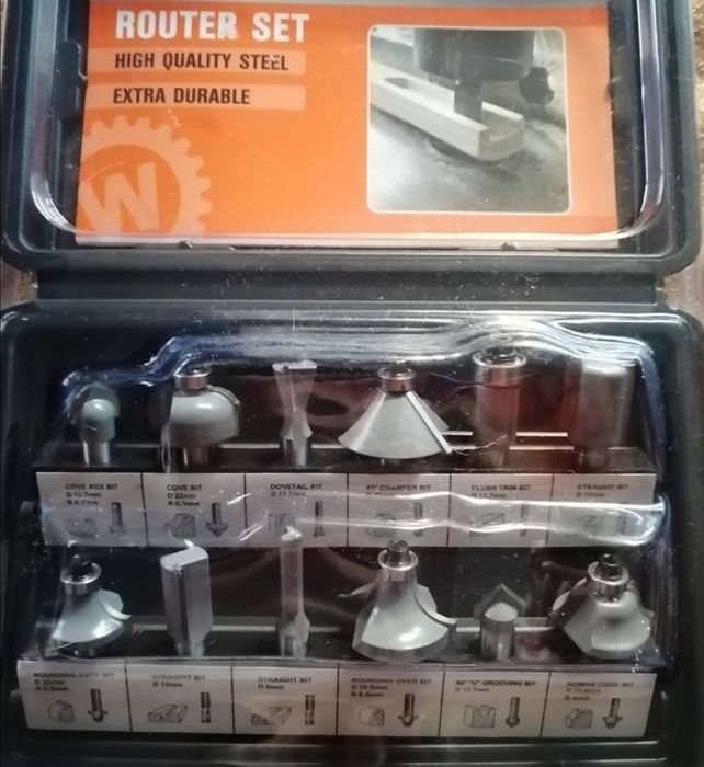 Комплект 12 части фрезоване