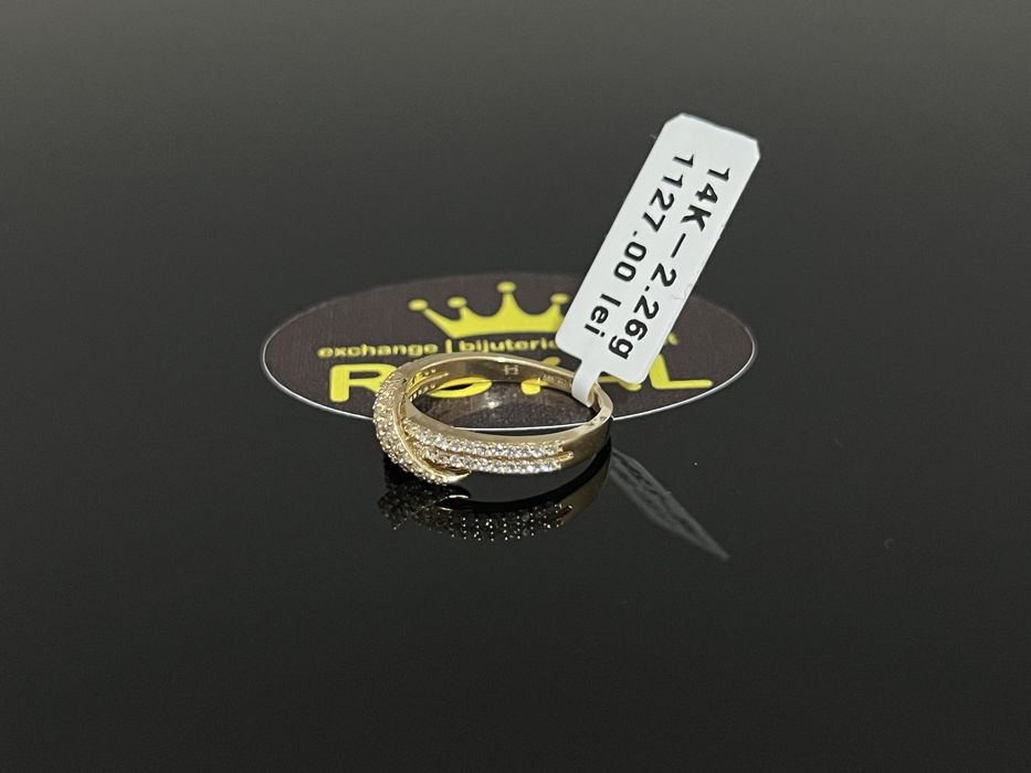 Bijuteria Royal CB : Inel dama aur nou 14k 2,26gr