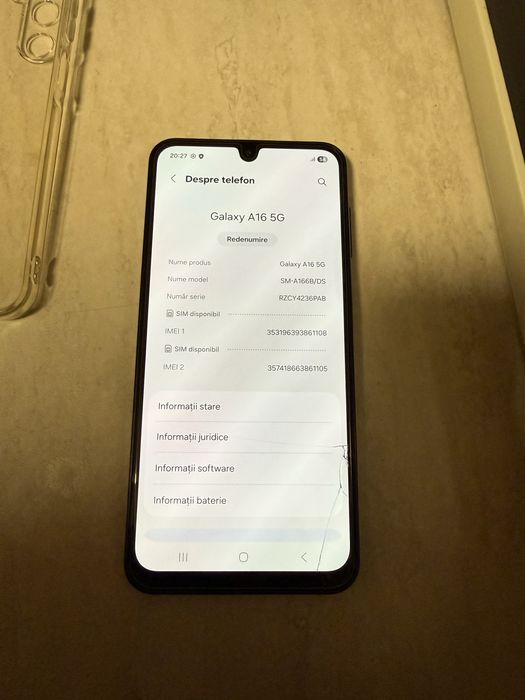 Samsung Galaxy A16, 128GB, 4GB RAM, Dual SIM, Black