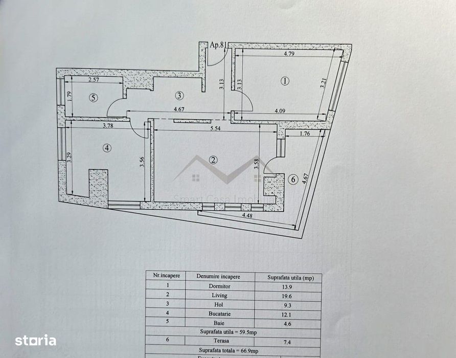 Apartament 2 camere Solumnia