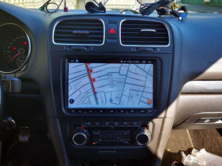 Navigatie VW Golf 5 6 Tiguan Touran OCTACORE 6+64GB SIM meniuri MIB2