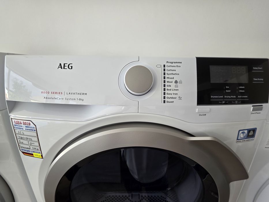 Сушилня с термопомпа AEG 8000 SERIES