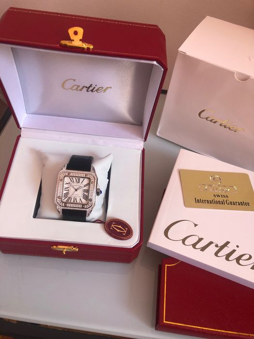Ceas Cartier Santos 100 Diamond nou sigilat