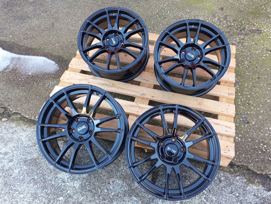 18"O.Z 5x112 Vw Audi Škoda Seat Mercedes 8Ж ет40 Piano Black Чисто Нов