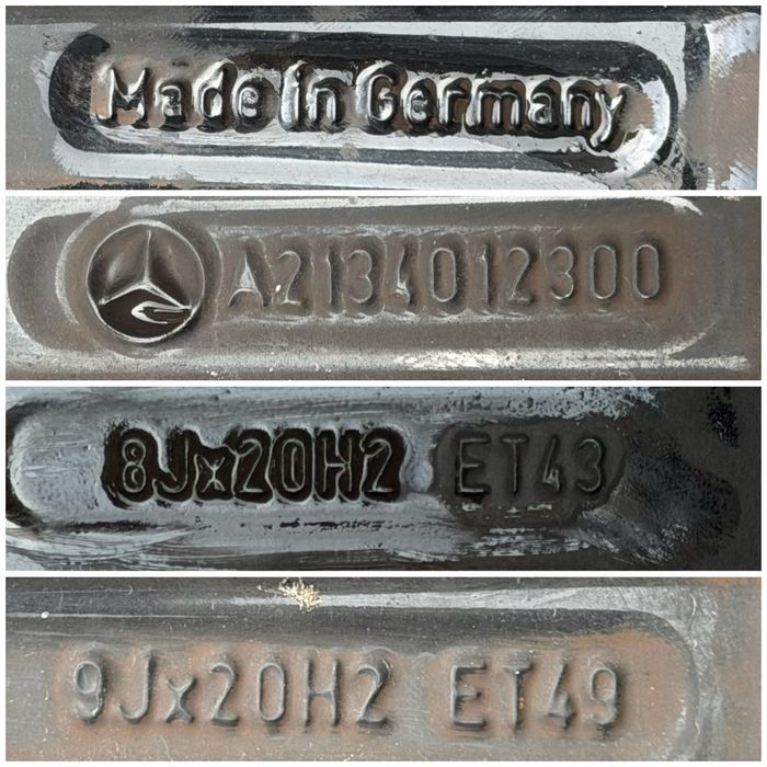 Mercedes/ Мерцедес 20" OEM Спорт Пакет Джанти Оригинални