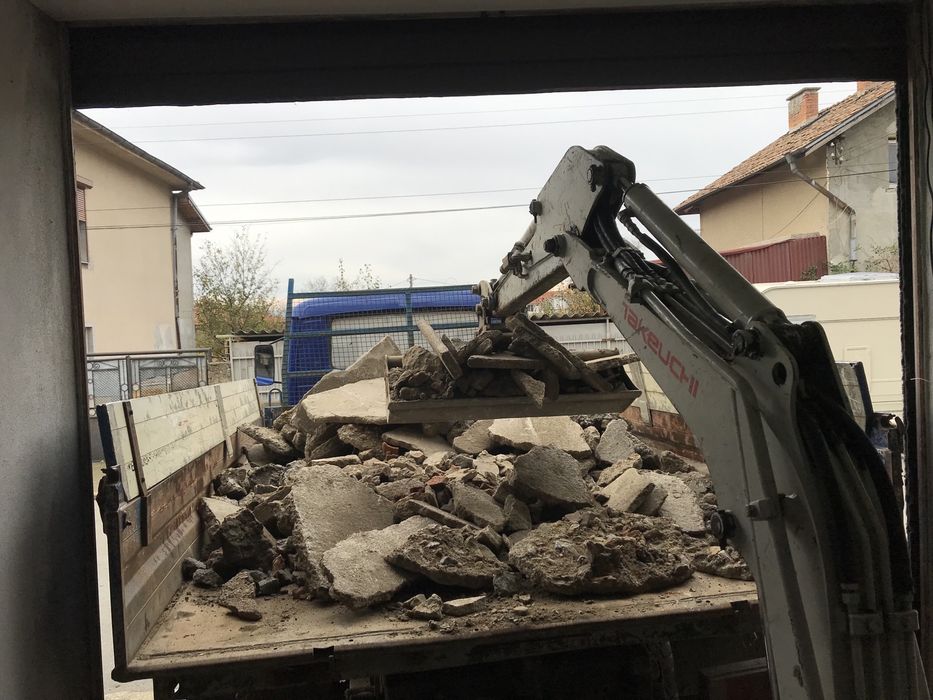 Кърти  чисти извозва/мини багер/самосвал